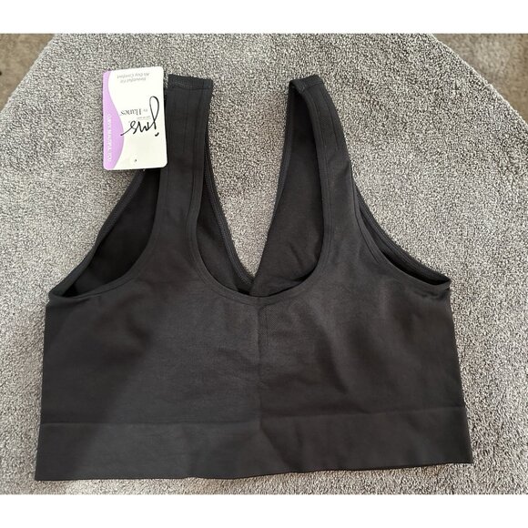 JMS By Hanes Women’s Unlined Wirefree Black Sports Bra Size 4XL - Picture 5 of 8